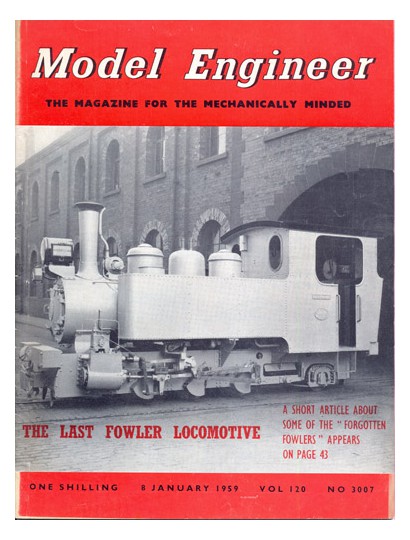 (image for) Model Engineer No: 3007