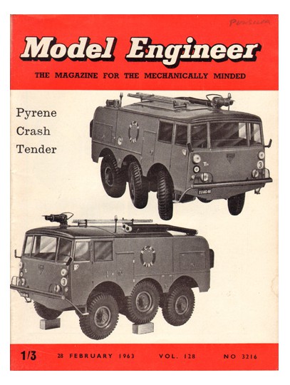 (image for) Model Engineer Magazine Issue No: 3216