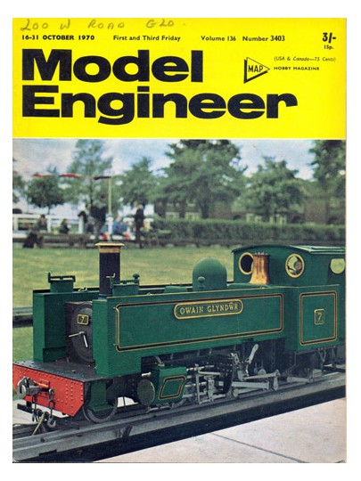 (image for) Model Engineer No: 3403