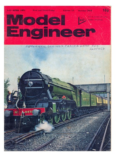 (image for) Model Engineer No: 3414