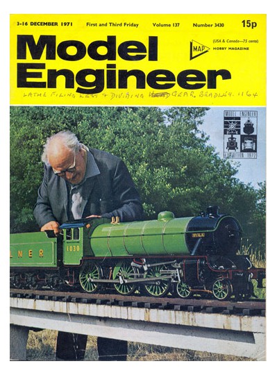(image for) Model Engineer No: 3430