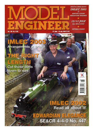 (image for) Model Engineer No: 4198